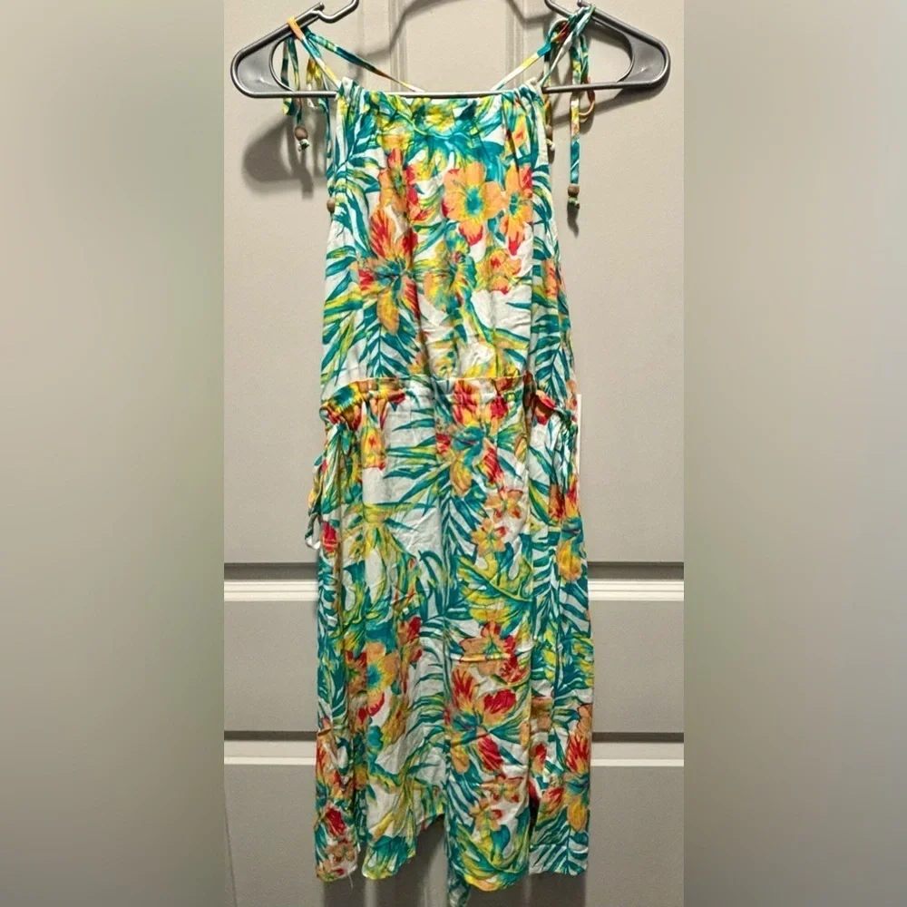 NWT Hurley Women’s‎ Size Large Hawaiian Garden Kate Tie Dresss